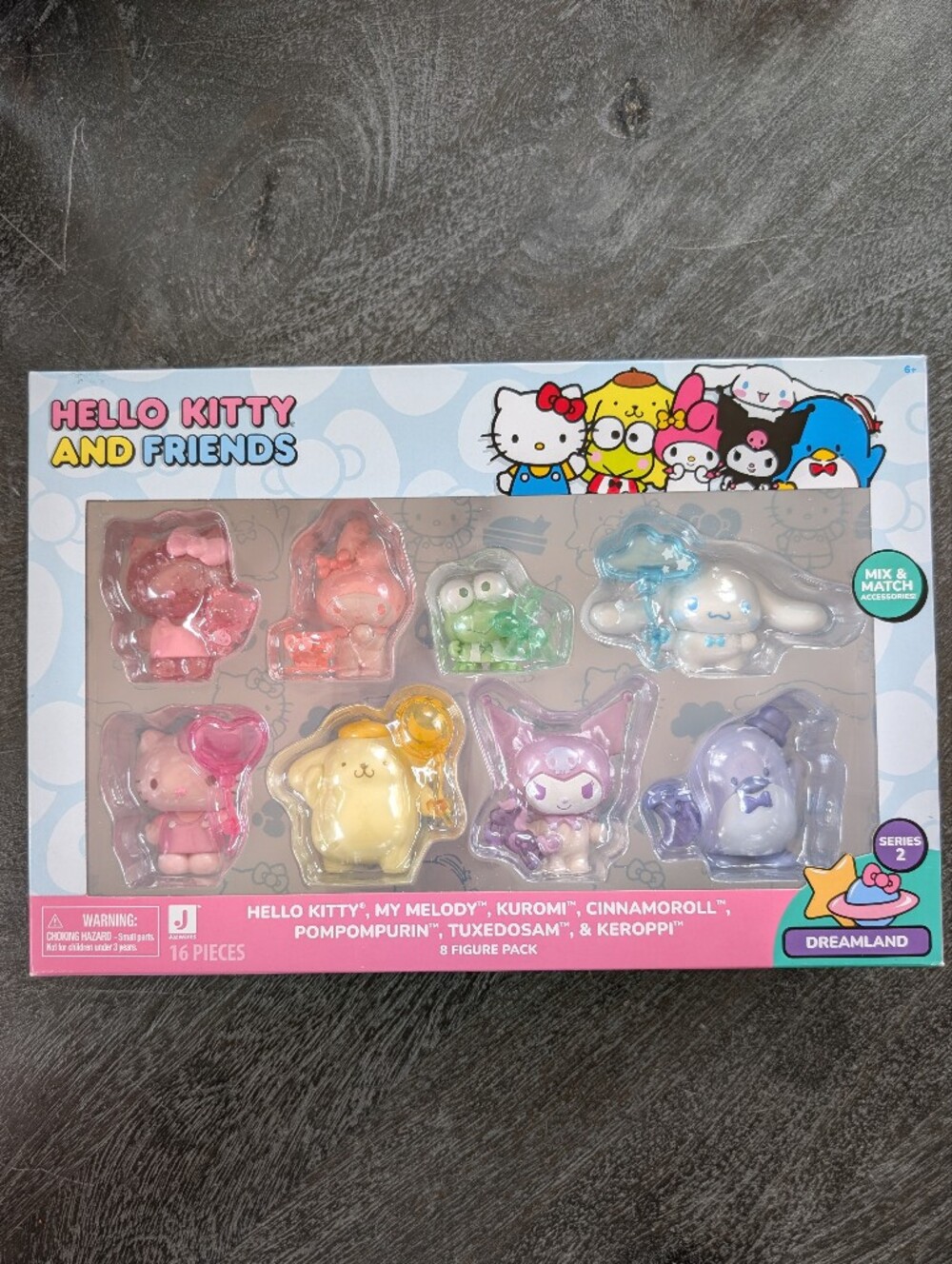 Hello Kitty and Friends Dreamland Series 2 Mini Figure 8-Pack